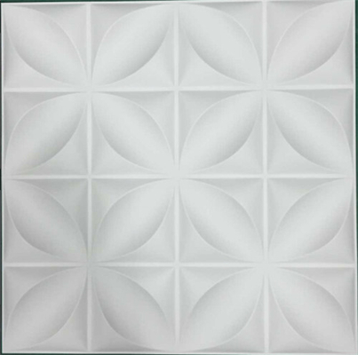 پانل های دیواری PVC 3D شکل مربع اندازه 500 * 500mm / 300 * 300 mm / سفارشی